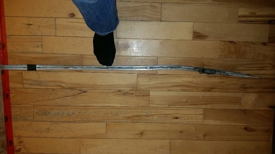 How do you straighten a bent suspension rail